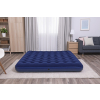 Dmuchany Materac do spania King 2-osobowy flokowany BESTWAY 203x183x22cm + Zestaw naprawczy